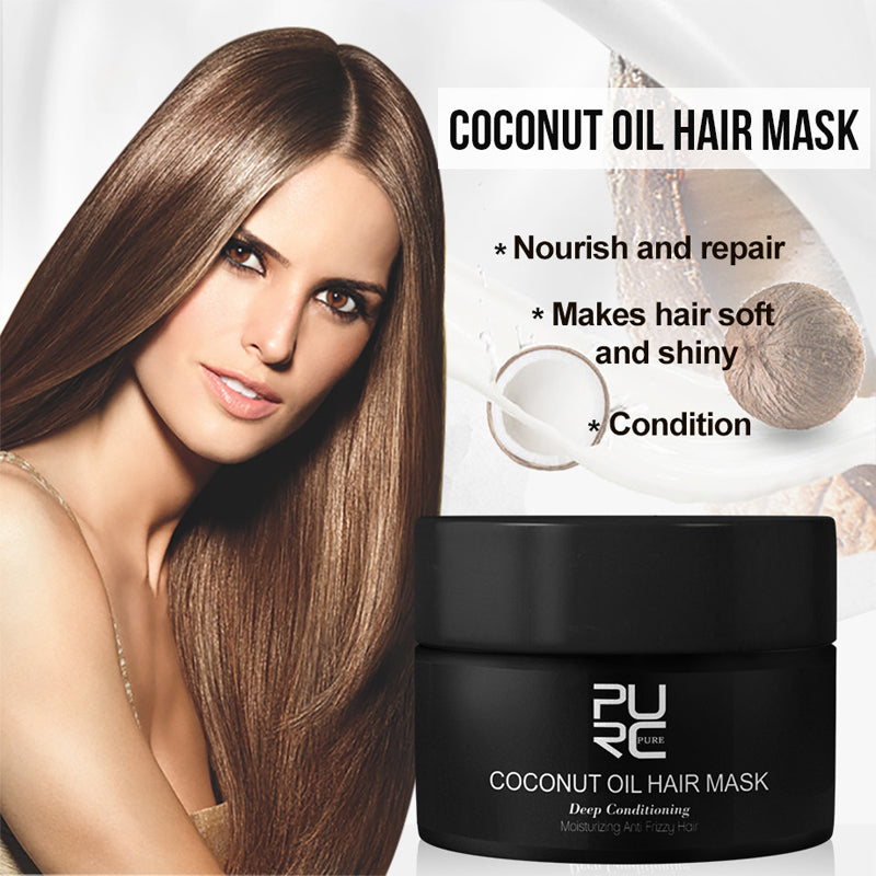 Coconut Oil Hair Mask – Frizz Control & Deep Conditioning