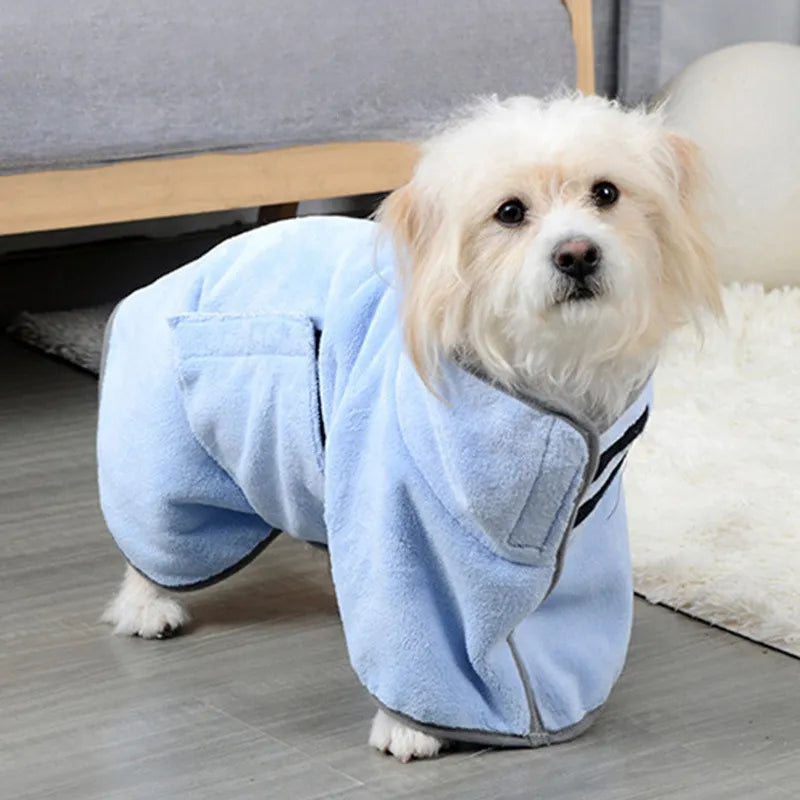 Microfiber Pet Bathrobe – Fast-Drying Dog Towel