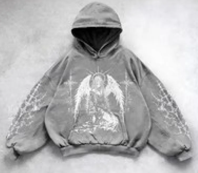 Y2K Streetwear Hoodie with Bold Graphic Print
