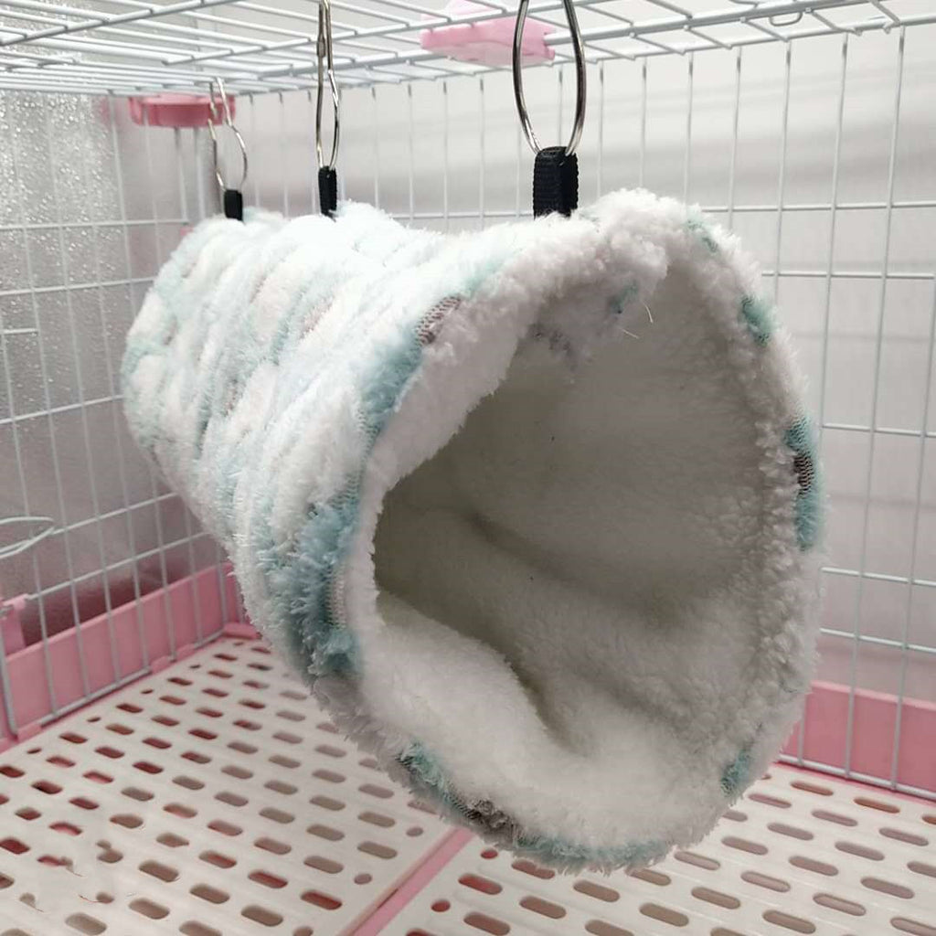 Plush Hamster Tunnel Nest – Cozy Hideaway for Small Pets