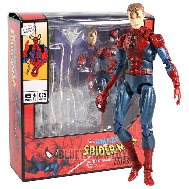 Marvel Mafex Spider-Man Action Figure 6-Inch Collectible
