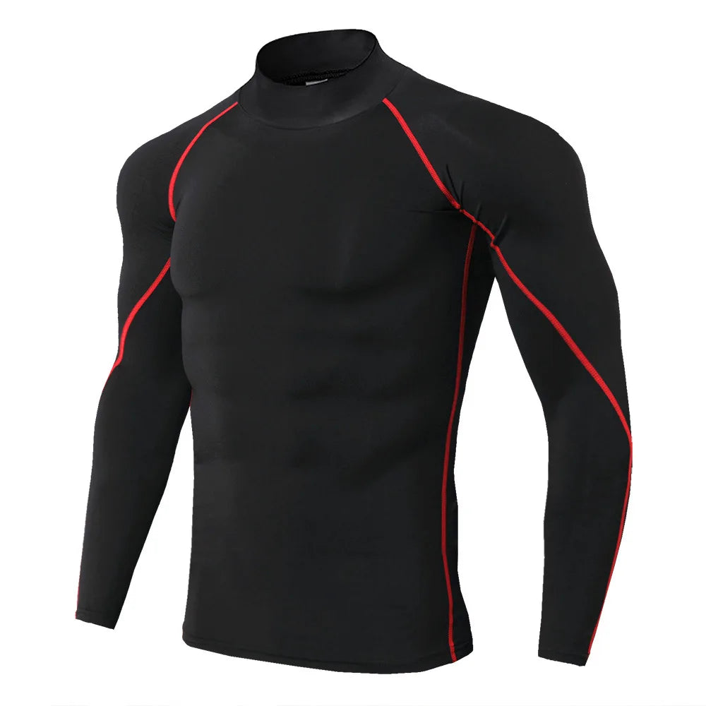 Men's Quick-Dry Compression Long Sleeve Gym Shirt
