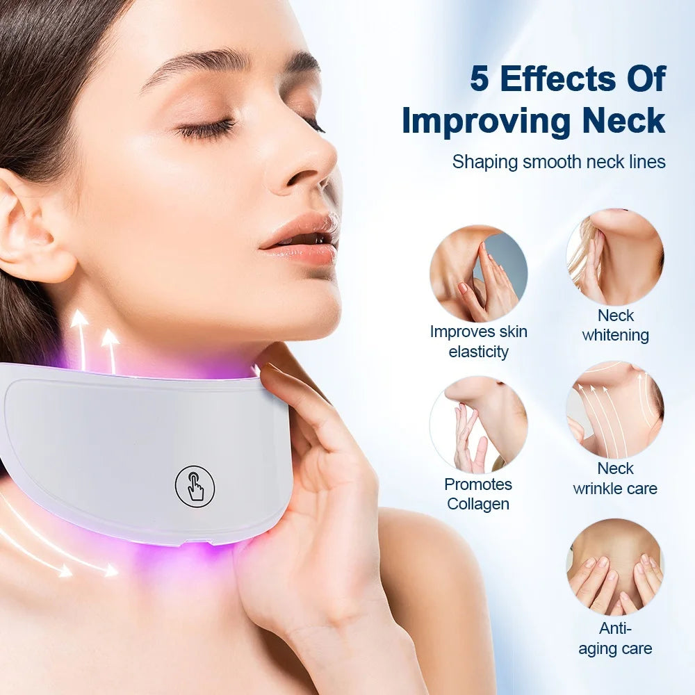 7-Color LED Facial Mask with Neck Treatment