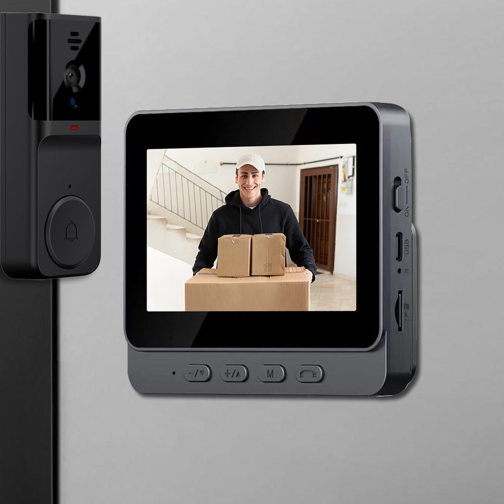43-inch Display Smart Video Doorbell Wireless Electronic Peephole