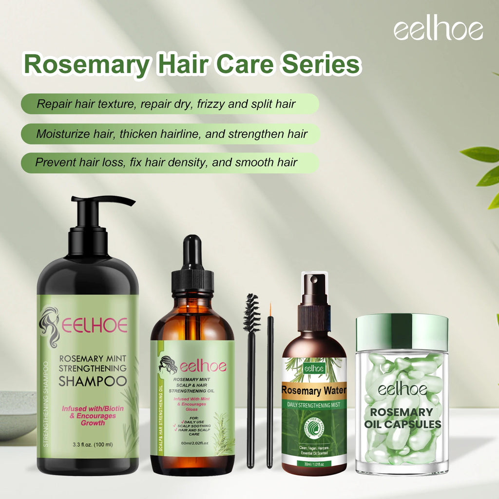 Rosemary Hair Growth Oil with Scalp Massage Brush