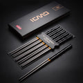 5pcs Set Pack Non-Slip Stainless Steel Chopsticks Reusable...