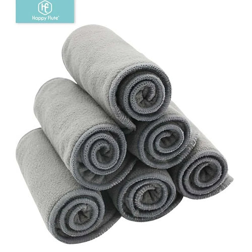 Bamboo Charcoal Cloth Diaper Liners – 4 Layer Washable Inserts