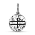 Native Rock Art Sterling Silver Charm Bracelet Pendant