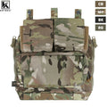 KRYDEX Tactical Panel Backpack Zip-On Bag For CPC NCPC AVS JPC 2.0 Plate Carrier Vest Airsoft Combat Hunting Accessories