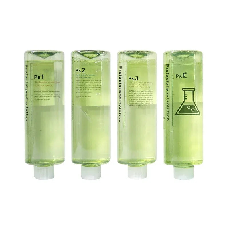 4 In 1 Aqua Peeling Hydrafacial Solution Serums for Facial Cleansing Hydra Dermabrasion Solution Hydrogen Oxygen Machine