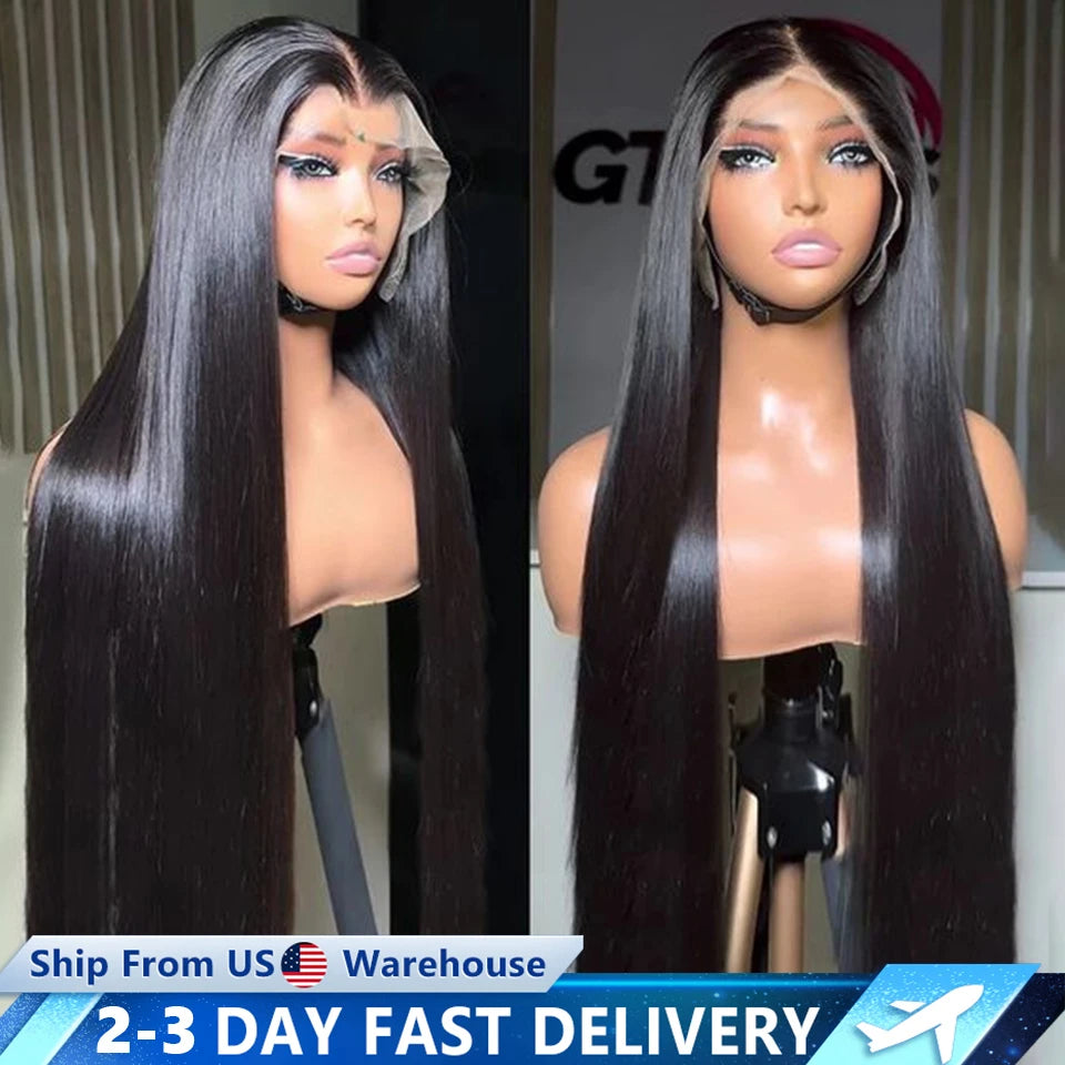 Transparent 360 Lace Front Human Hair Wig