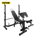 VEVOR Weight Lifting Bench Adjustable 400kg Capacity Multi-Station Weight  with Leg Extensions Incline Flat Decline Sit Up