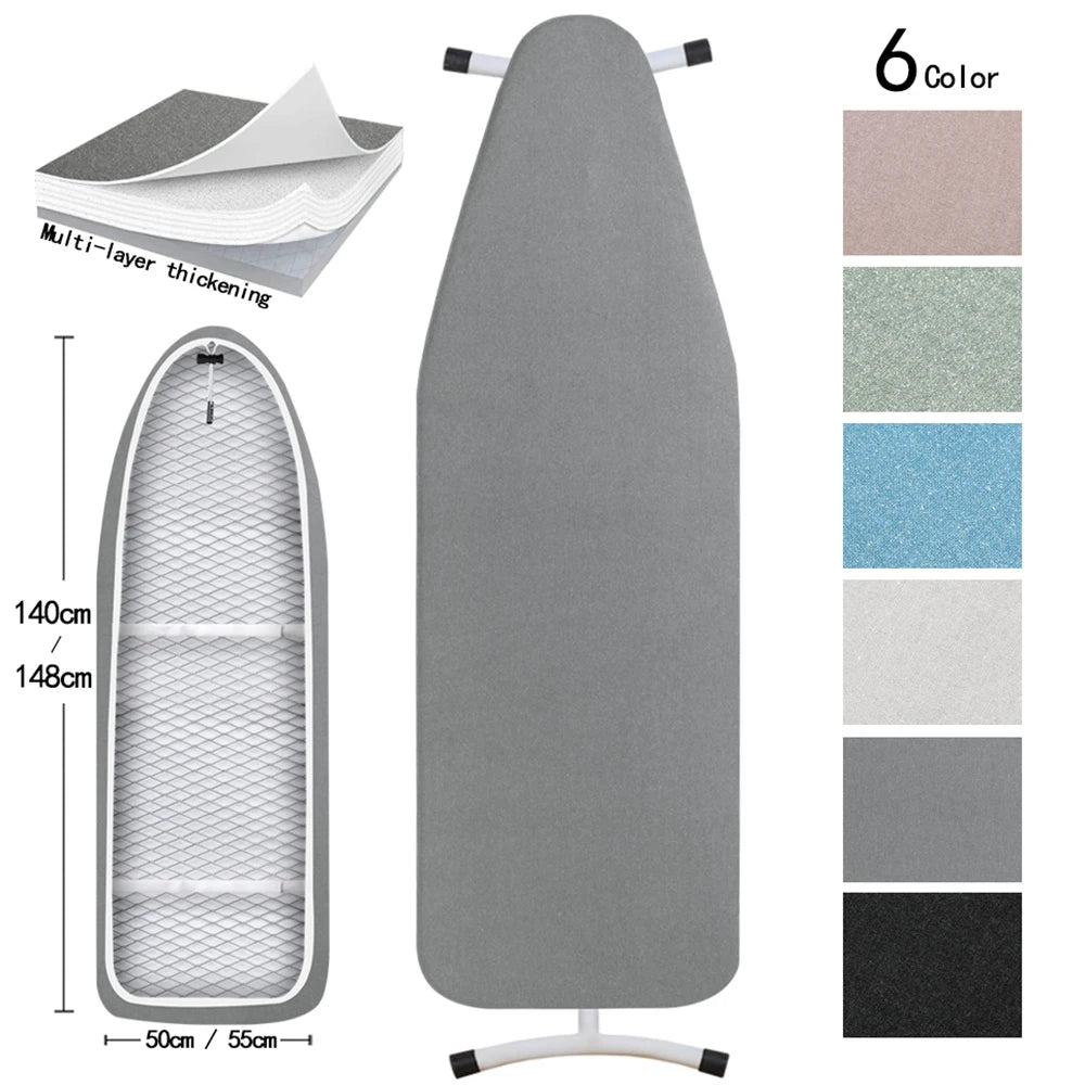 Scorch-Resistant Ironing Board Cover – Premium Cotton