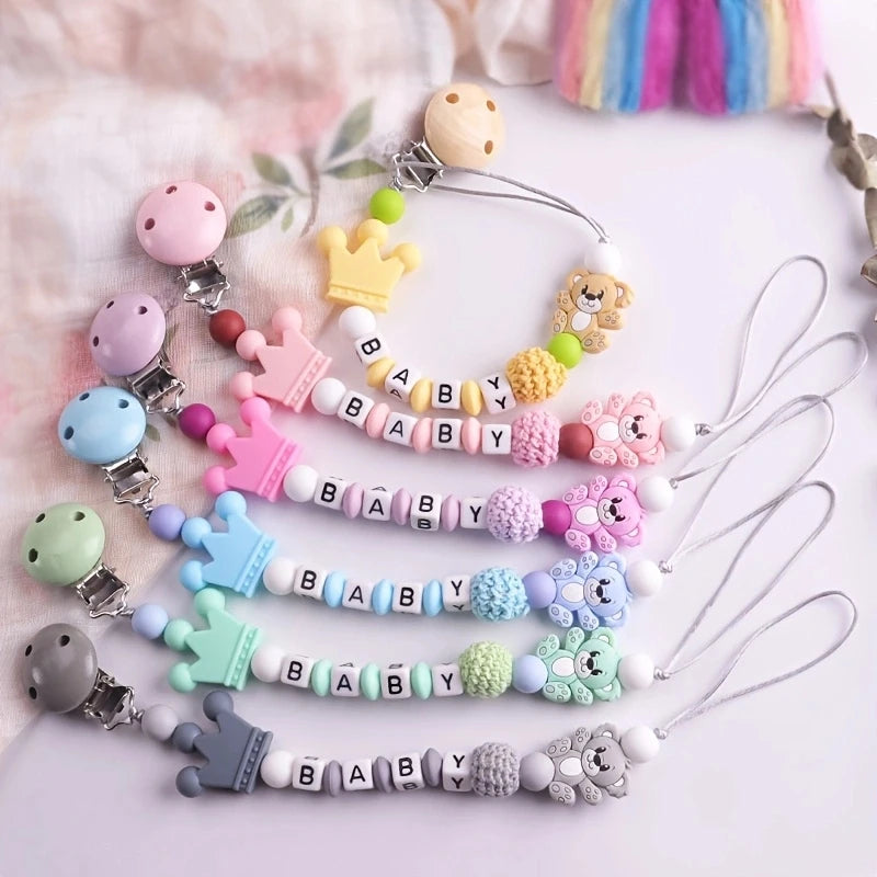 Koala Silicone Pacifier Clip & Teether