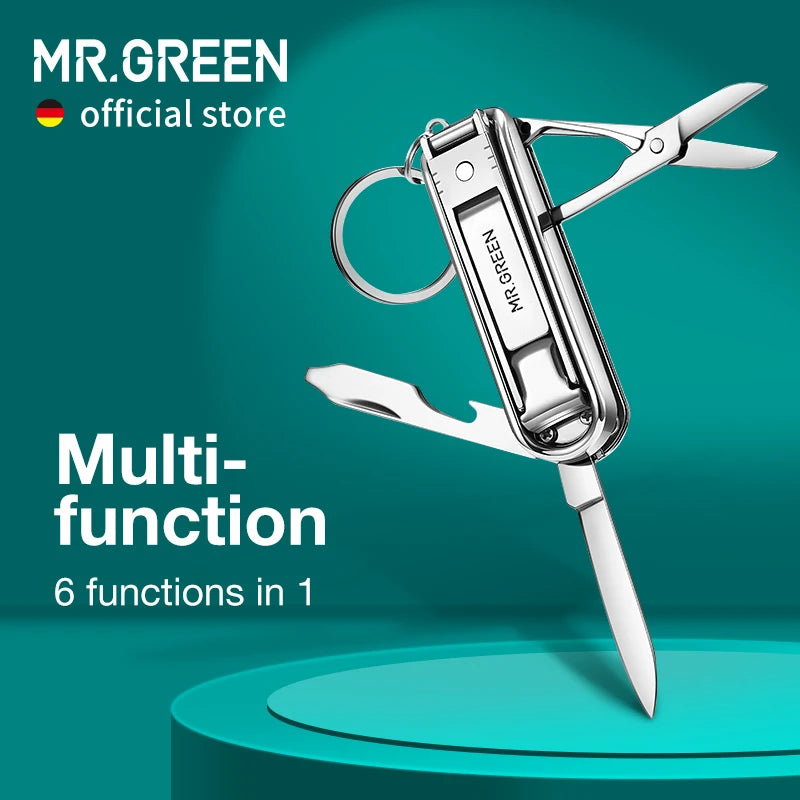 6-in-1 Stainless Steel Multi-Tool Nail Clipper