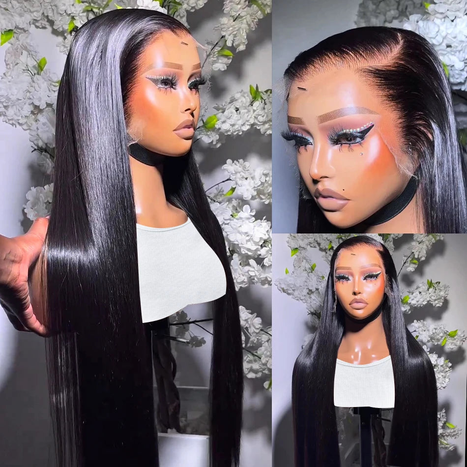 Transparent 360 Lace Front Human Hair Wig