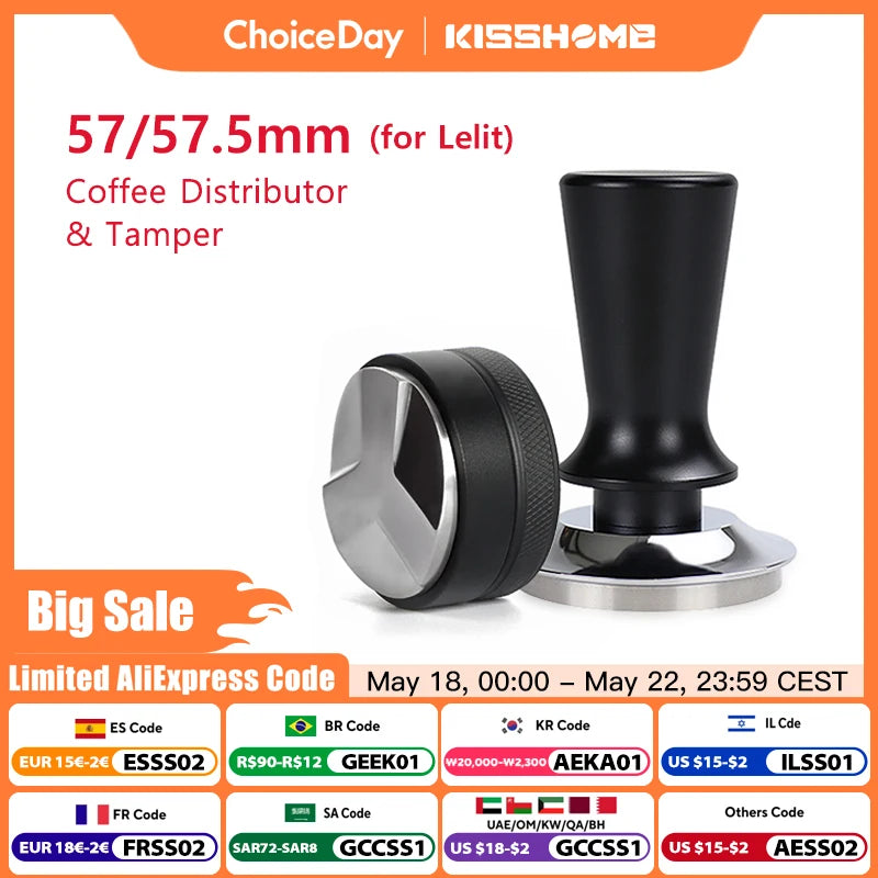 57mm Coffee Tamper for Espresso Machines
