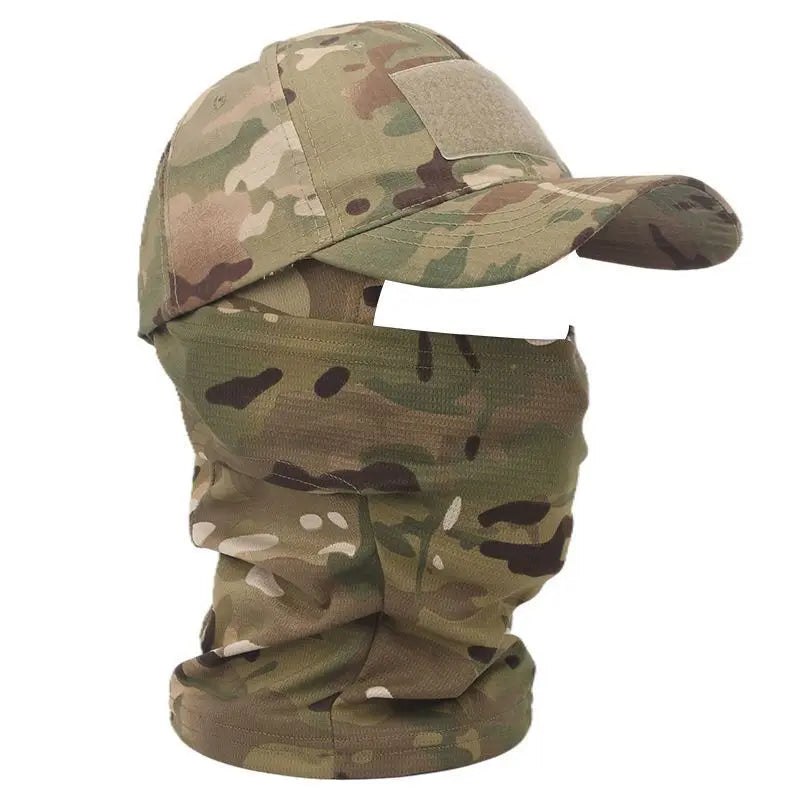 Camo Tactical Baseball Cap – UV Protection & Breathable