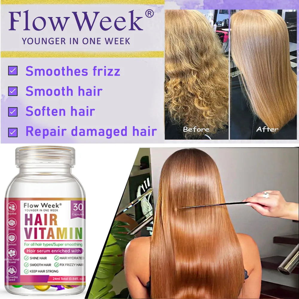 Hair Vitamin Keratin Capsule Treatment Mask