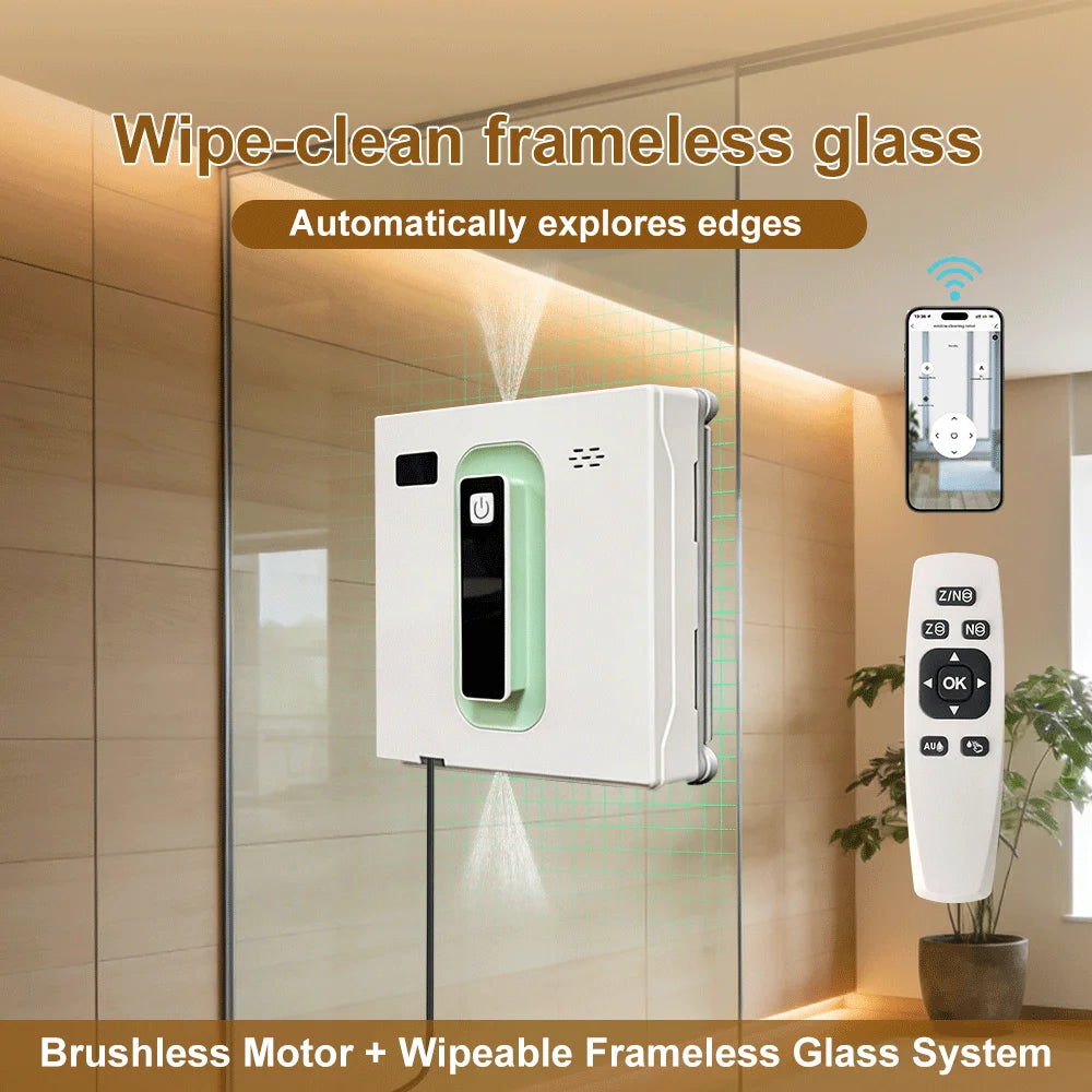 Smart Robot Window Cleaner with App Control