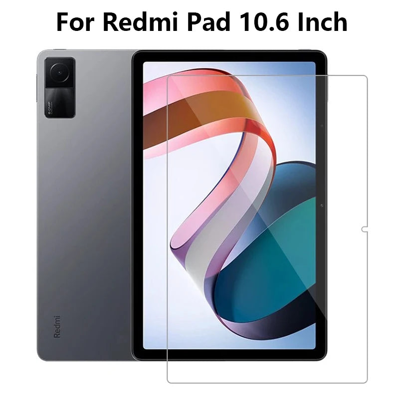 9H Tempered Glass Screen Protector For Xiaomi Redmi Pad 10.6 inch 2022 Tablet Bubble Free Ultra Clear Protective Film