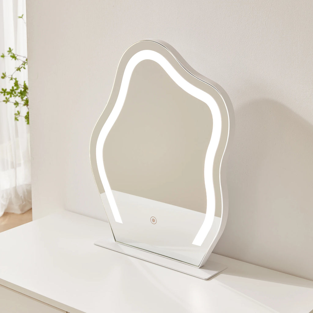 Dresser Set with Mirror and Light Strip