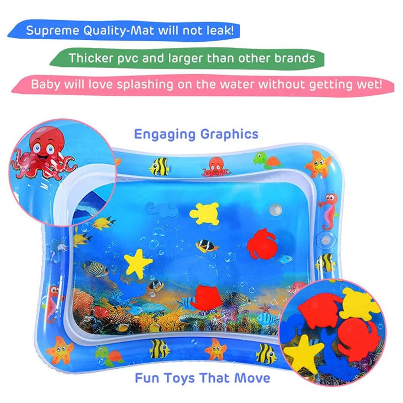 Baby Water Play Mat for Tummy Time