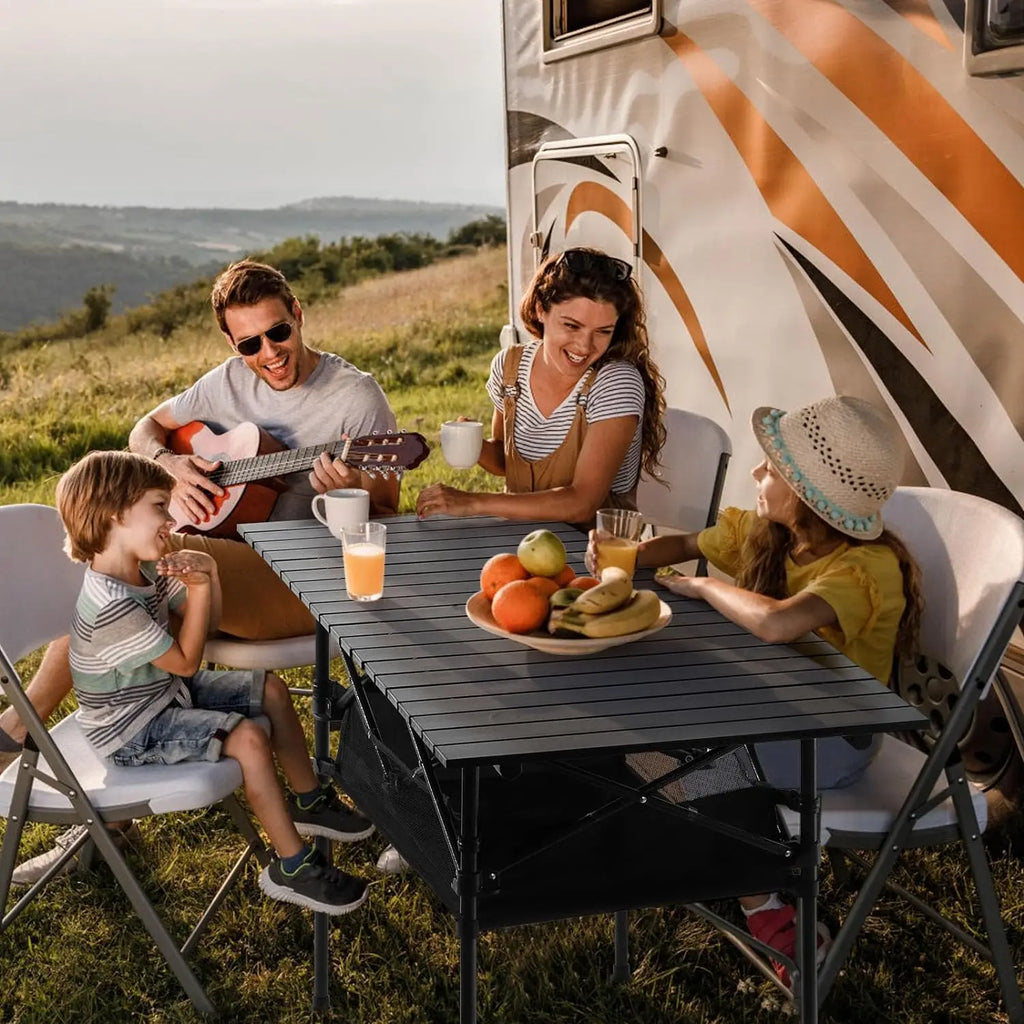 Portable Aluminum Picnic Table – Lightweight & Rust-Proof