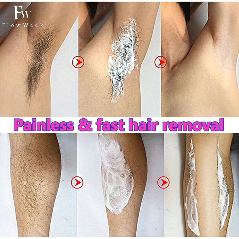 Gentle Hair Removal Cream for Face, Body & Underarms