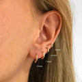 Rose Gold Small Hoop Earrings – 925 Sterling Silver