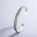 Retro Wave Bracelets 925 Sterling Silver Jewelry Fashion Spray Personality Sweet Cloud Opening Bangles TYB116