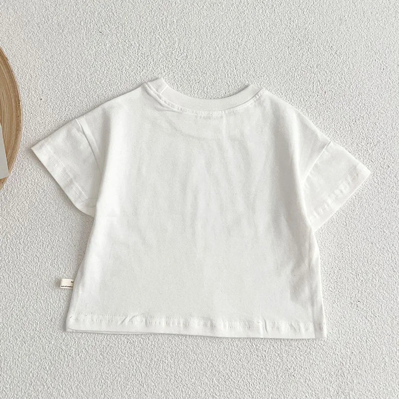 Minimalist Solid Tee – Kids Summer Essential