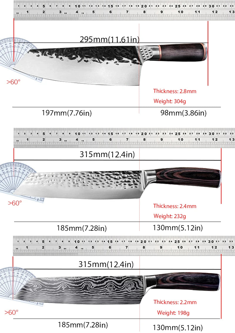 Kiritsuke Chef Knife – Japanese Stainless Steel