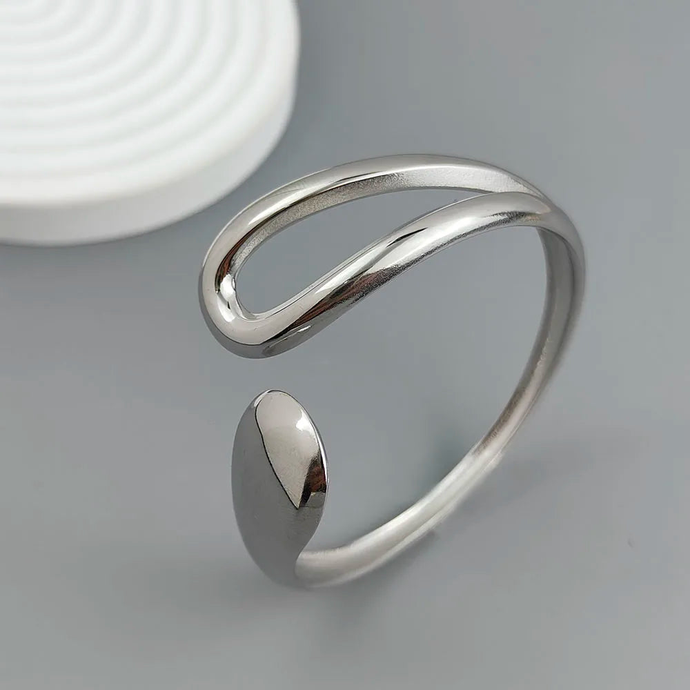Water Drop Gold Stainless Steel Bracelet