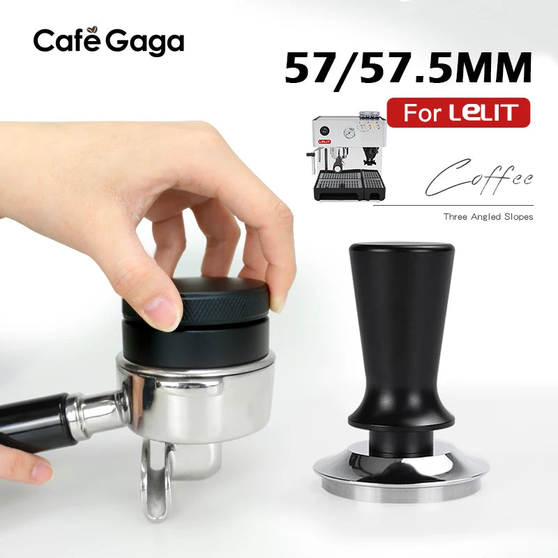 Espresso Distributor & Leveler Tamper – 57mm for Lelit
