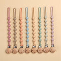 Natural Beech Wood Pacifier Clip