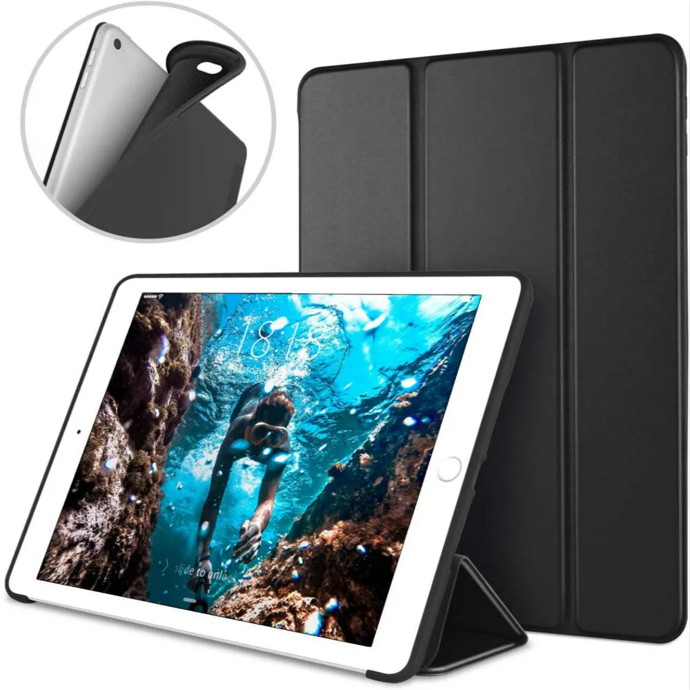 Magnet Case For iPad Air 1 Air2 Soft Silicon Stand Cover iPad Case iPad 9.7 5th 6th gen A1822 A1893 A1566 A1474 fundas