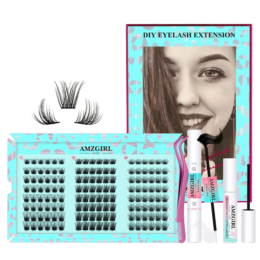 DIY Lash Extension Kit - 144Pcs Natural Look Cluster Lashes