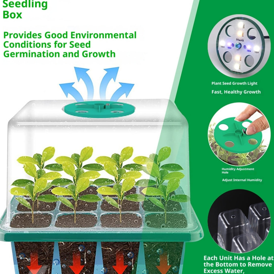 Smart Seedling Tray with Grow Light System