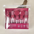 Travel Toiletry Bottle Set with Portable Organizer Bag