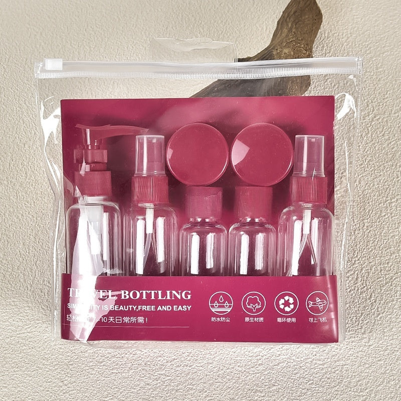 Travel Toiletry Bottle Set with Portable Organizer Bag