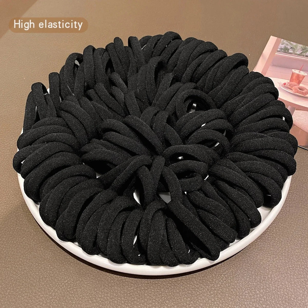 50/100pcs Boho Seamless Elastic Hair Ties-Thick Comfortable &...