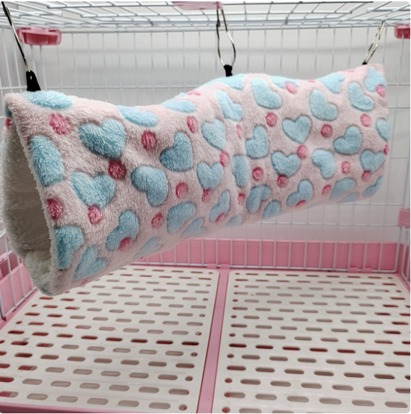 Plush Hamster Tunnel Nest – Cozy Hideaway for Small Pets