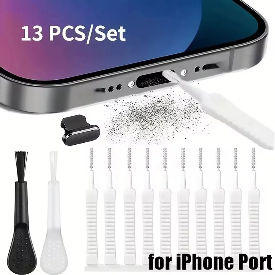 Phone & Earbuds Cleaning Kit with Dust Plugs