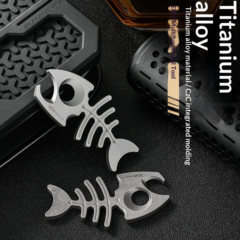 Titanium Alloy EDC Keychain