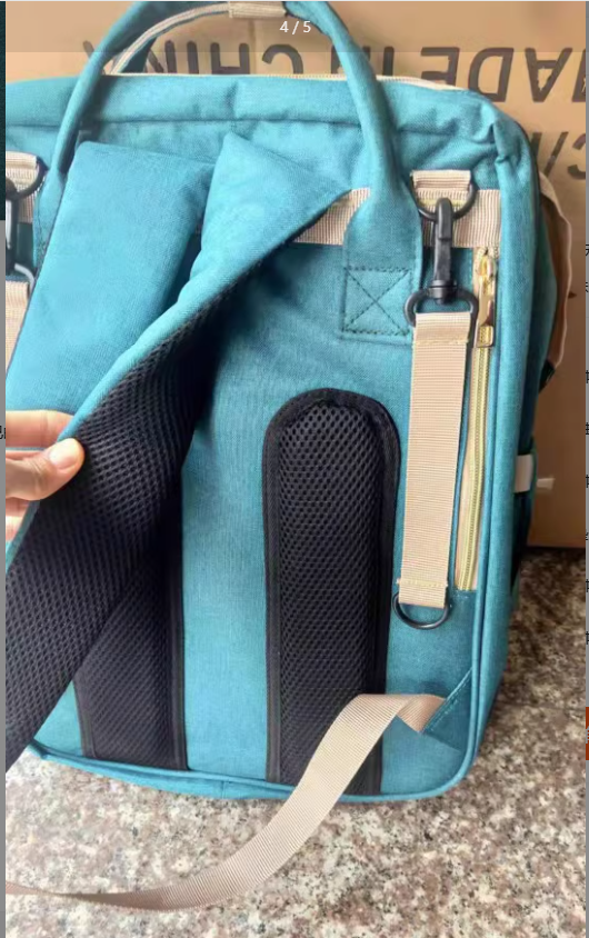 Diaper Backpack with Insulated Bottle Pockets