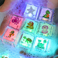 Colorful LED Sensing Flashing Ice Cube Light