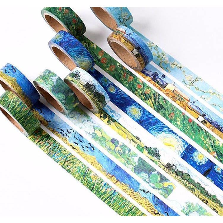 Decorative Masking Tape Sticker Roll Set