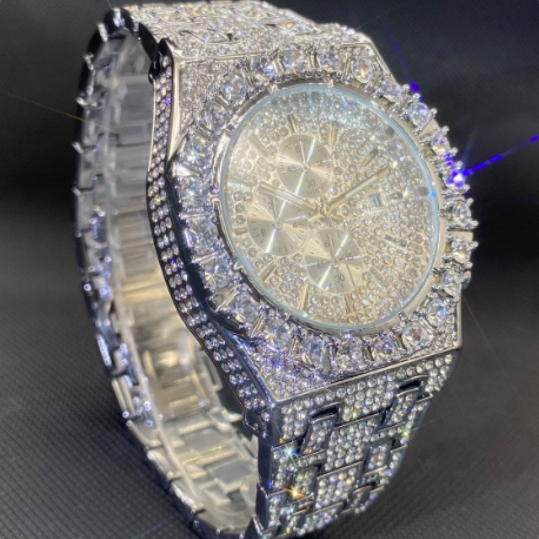 Diamond-Accent Luxury Watch for Men