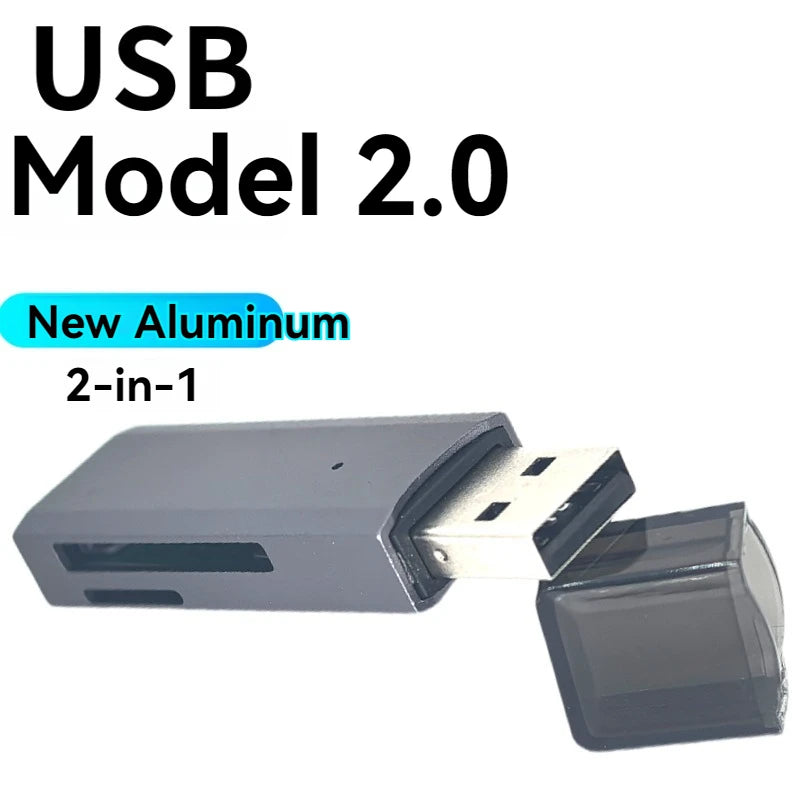 2-in-1 Multi Functional  USB 3.0 Card ReaderMiniSD...